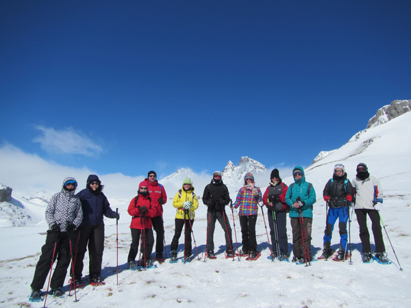 Raquetas de nieve en Formigal